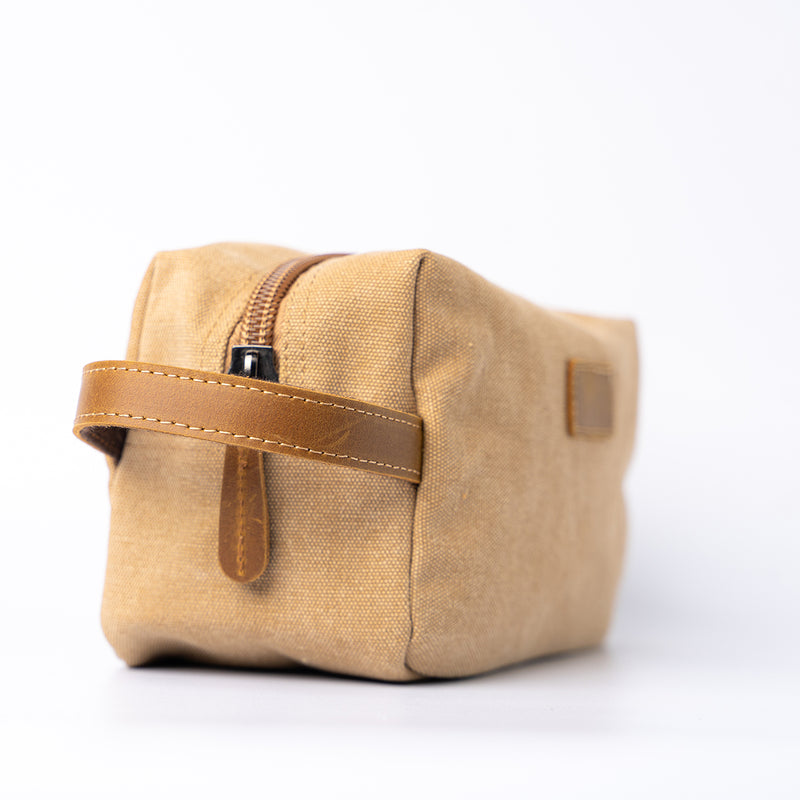 Personalized Canvas Travel Toiletry Bag