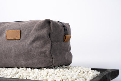 Personalized Canvas Travel Toiletry Bag