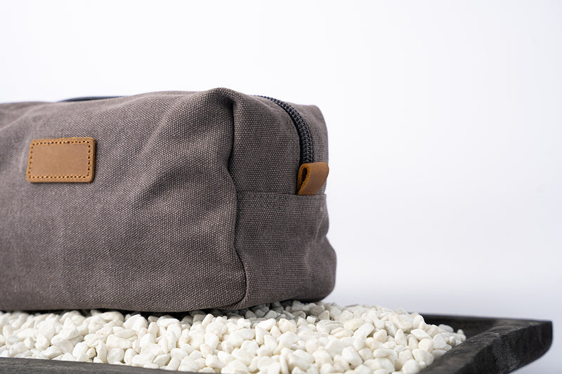 Personalized Canvas Travel Toiletry Bag