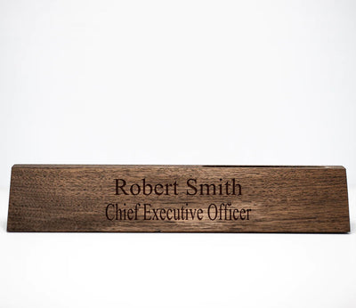 Personalized Big Shot Desk Wedge with Card Holder