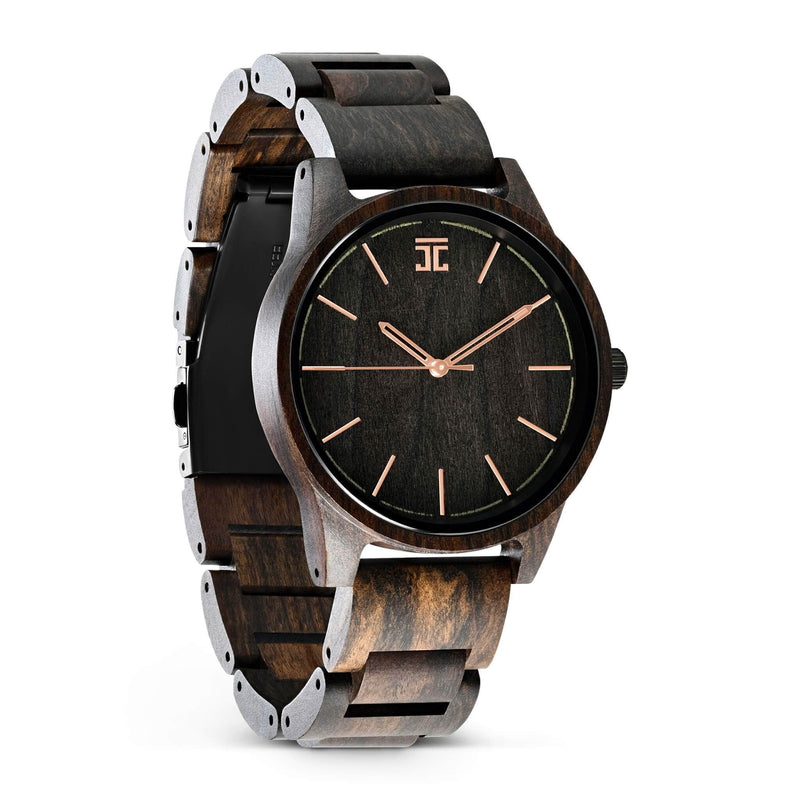 Chocolate Rose Dark Sandalwood & Rose Gold Watch