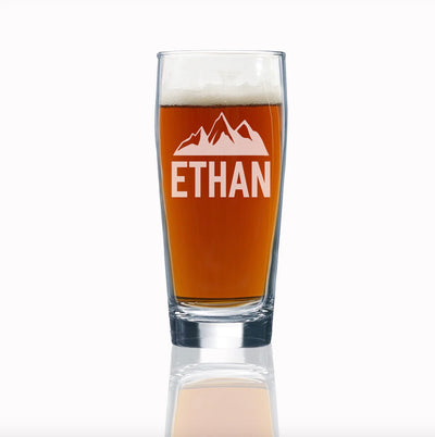 Set of 5 Personalized 16 oz. Willi Becher Beer Glasses