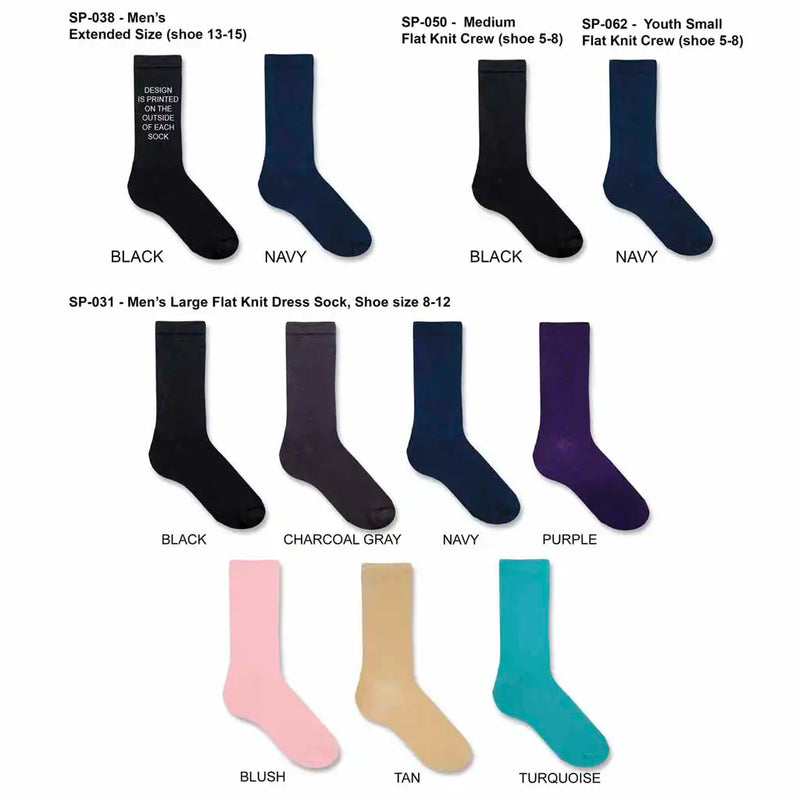 Wedding Socks for the Best Man with Funny Saying
