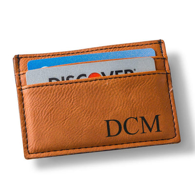 Personalized Slim Money Clip & Wallet