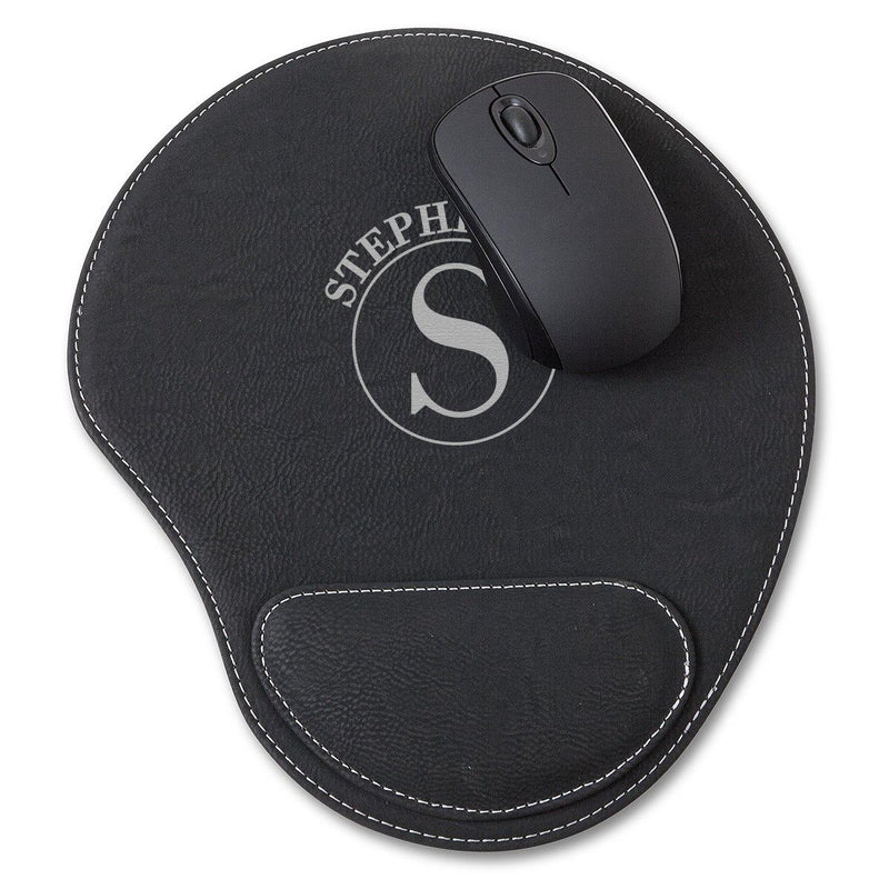 Personalized Black Mouse Pad