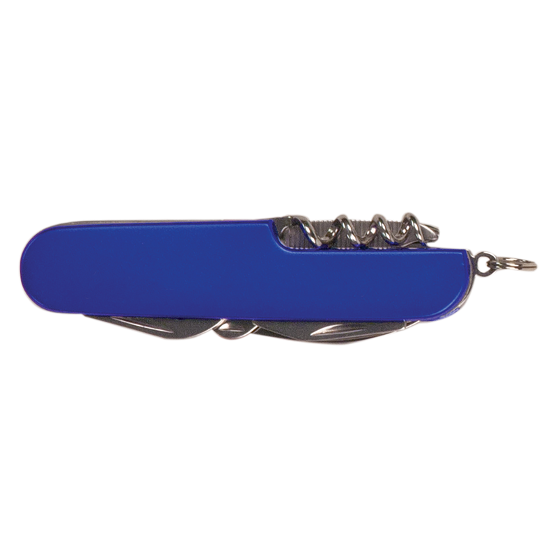Personalized Blue Multi-Tool Pocket Knife