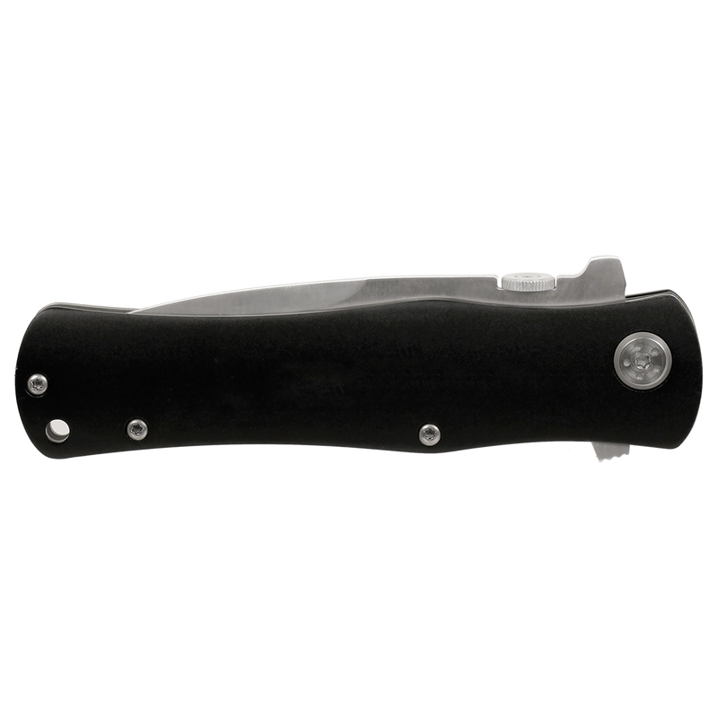 Personalized Black Aluminum Handle Knife