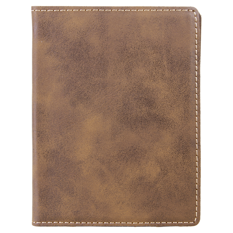 Rustic Personalized Passport Holder