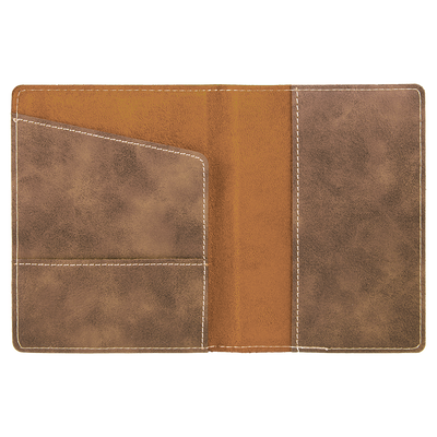 Rustic Personalized Passport Holder