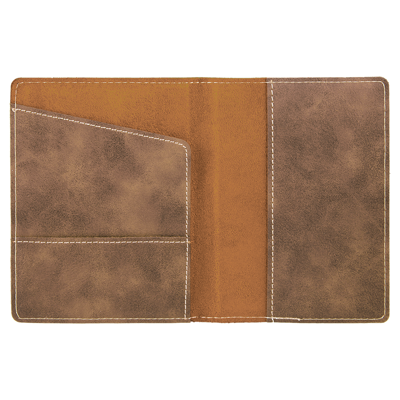 Rustic Personalized Passport Holder