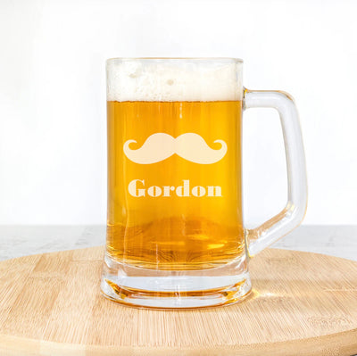 Set of 5 Personalized 14oz. Beer Mugs