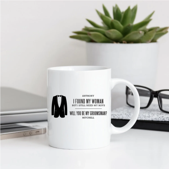 Personalized Groomsman Coffee Mug