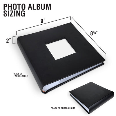 Personalized Our Wedding CREAM Leatherette Photo Album