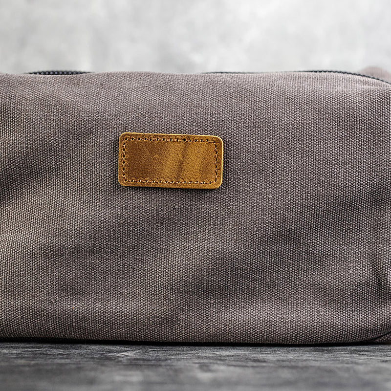 Personalized Canvas Travel Toiletry Bag