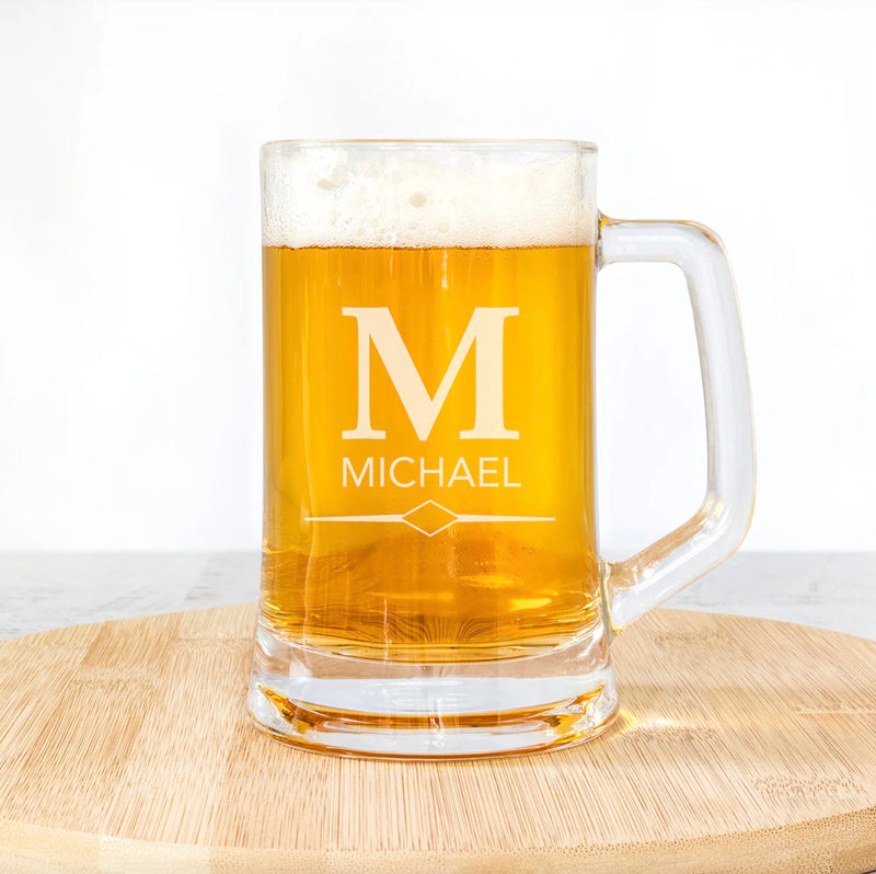 Set of 5 Personalized 14oz. Beer Mugs