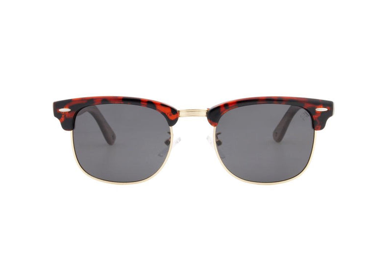 “Malcolm” Red Tortoise Club Master Sunglasses