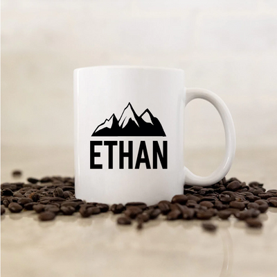 Personalized Men's Ceramic Coffee Mug