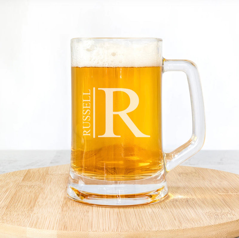 Set of 5 Personalized 14oz. Beer Mugs
