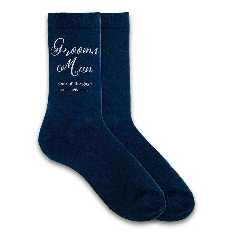Groomsmen Wedding Party Socks with Fun Saying