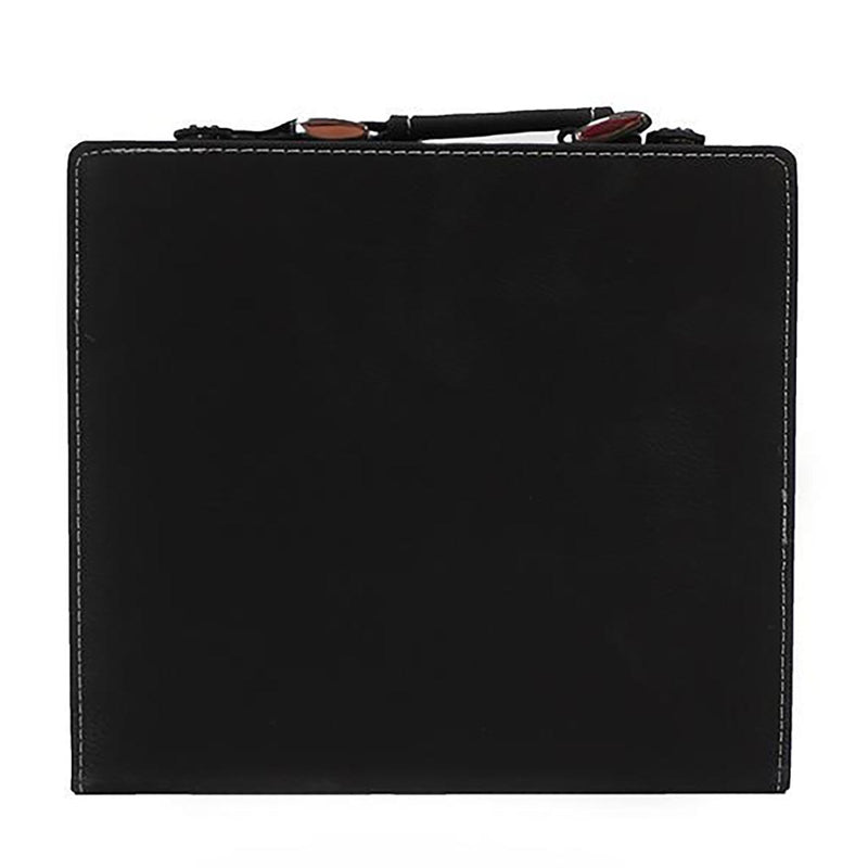 Personalized Black & Silver 100 Chip Poker Set