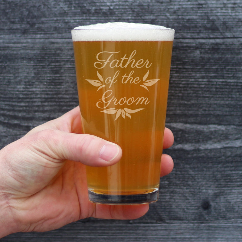 Father of the Groom Pint Glass
