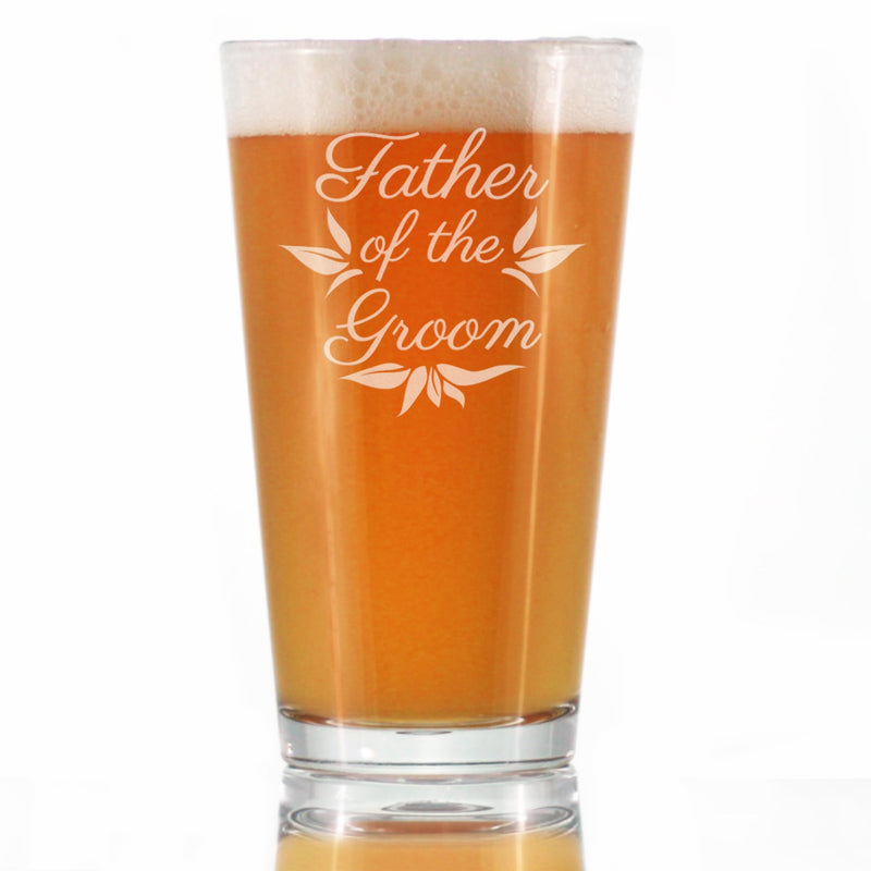 Father of the Groom Pint Glass
