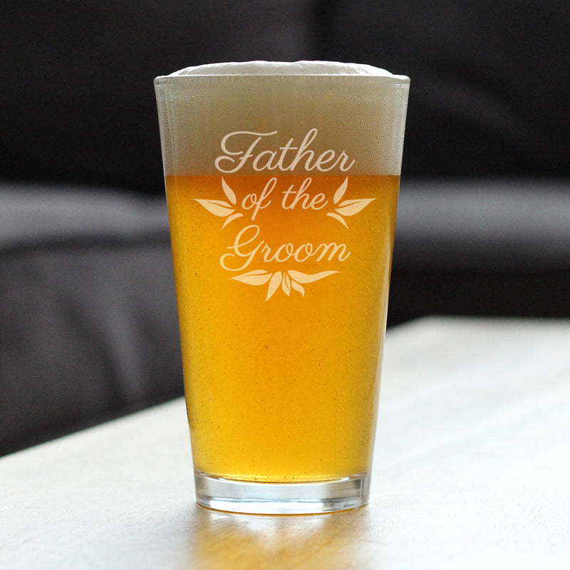 Father of the Groom Pint Glass