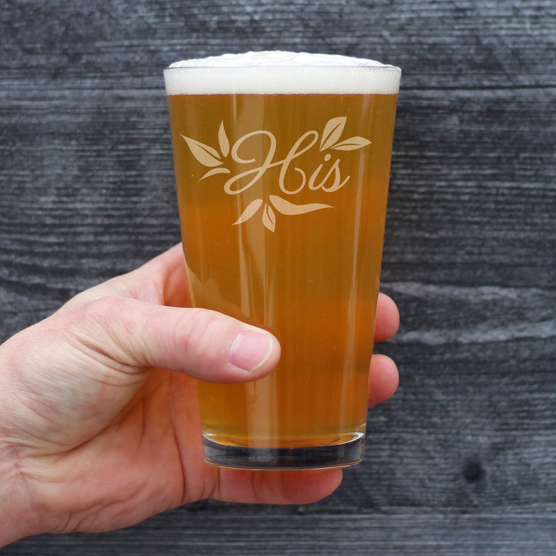 His Pint Glass