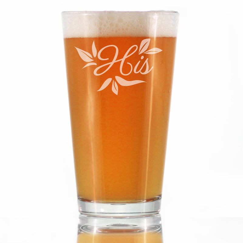 His Pint Glass