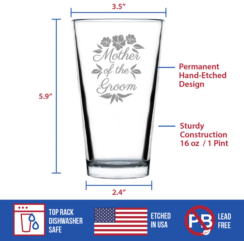 Mother of the Groom Pint Glass