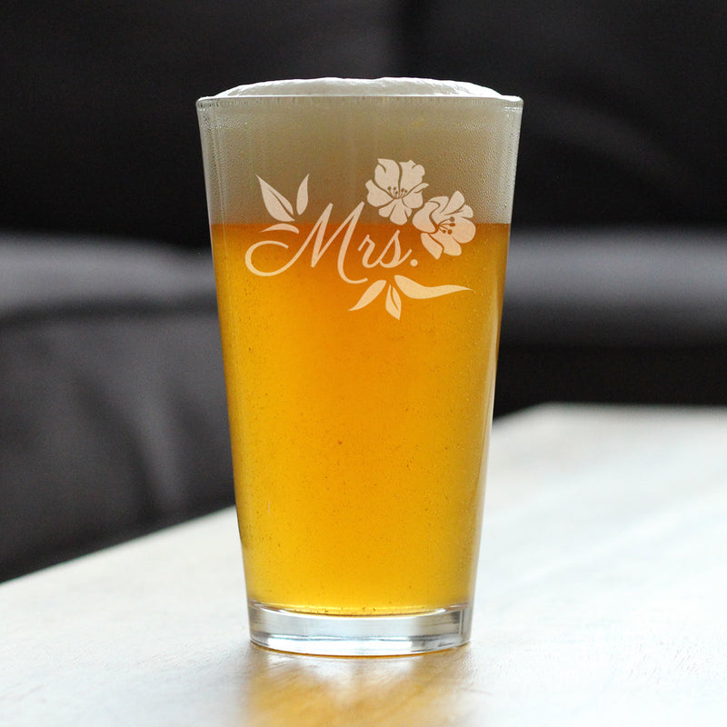 Mrs. Pint Glass