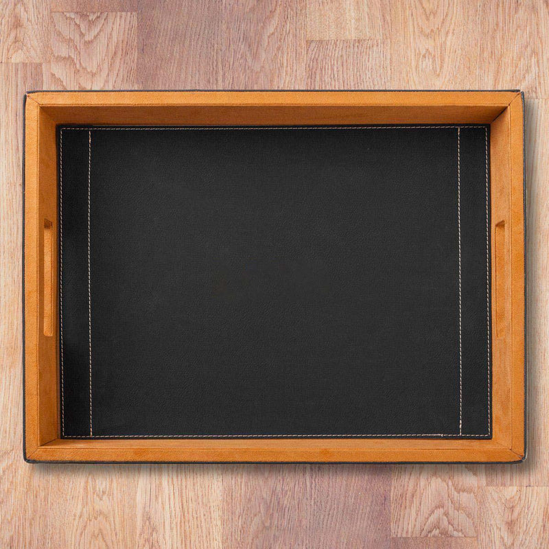 Personalized Serving Tray - Black