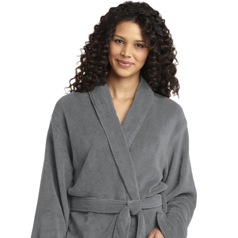 Port Authority Plush Microfleece Shawl Collar Robe. R102