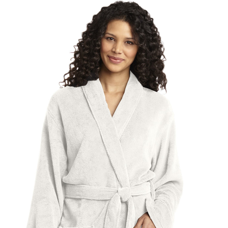 Port Authority Plush Microfleece Shawl Collar Robe. R102