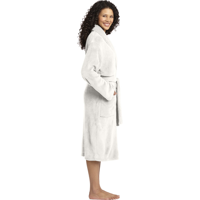 Port Authority Plush Microfleece Shawl Collar Robe. R102