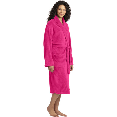 Port Authority Plush Microfleece Shawl Collar Robe. R102