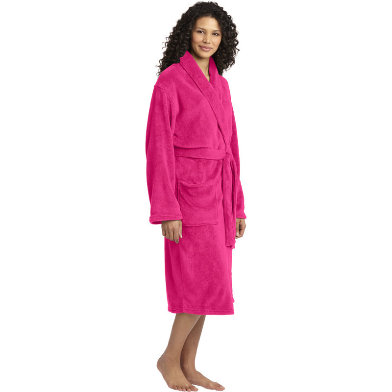 Port Authority Plush Microfleece Shawl Collar Robe. R102
