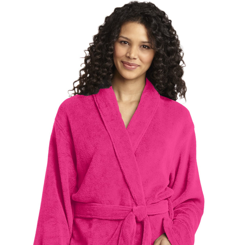 Port Authority Plush Microfleece Shawl Collar Robe. R102