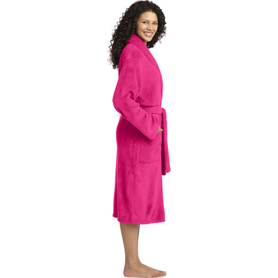Port Authority Plush Microfleece Shawl Collar Robe. R102