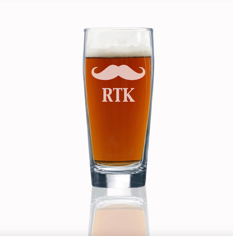 Set of 5 Personalized 16 oz. Willi Becher Beer Glasses