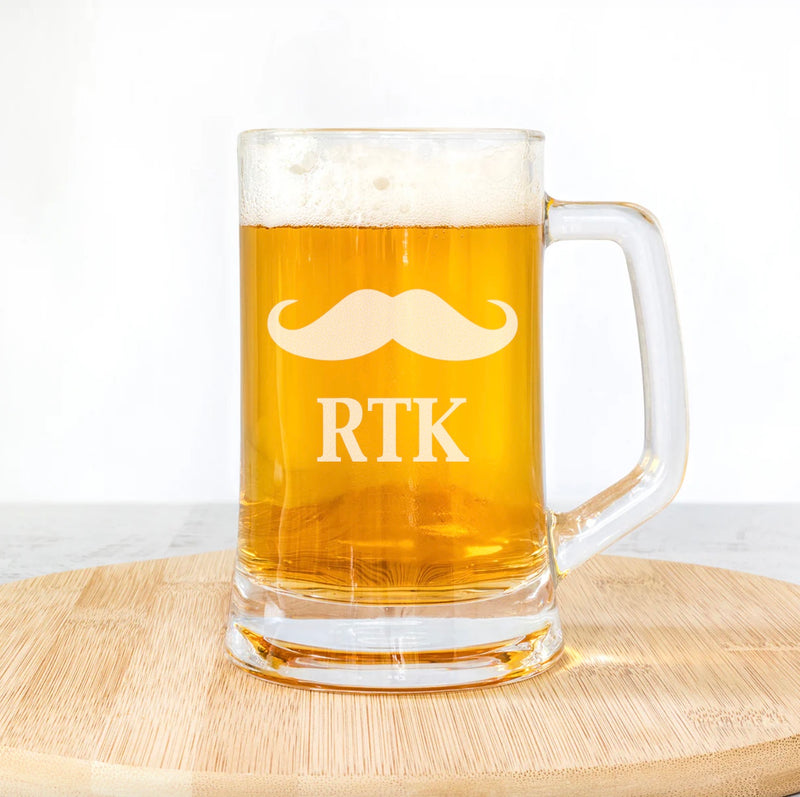 Set of 5 Personalized 14oz. Beer Mugs