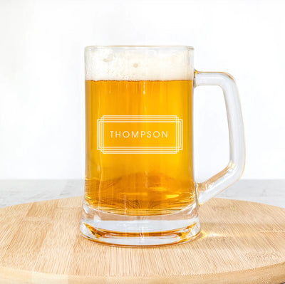 Set of 5 Personalized 14oz. Beer Mugs