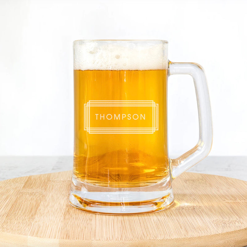 Set of 5 Personalized 14oz. Beer Mugs