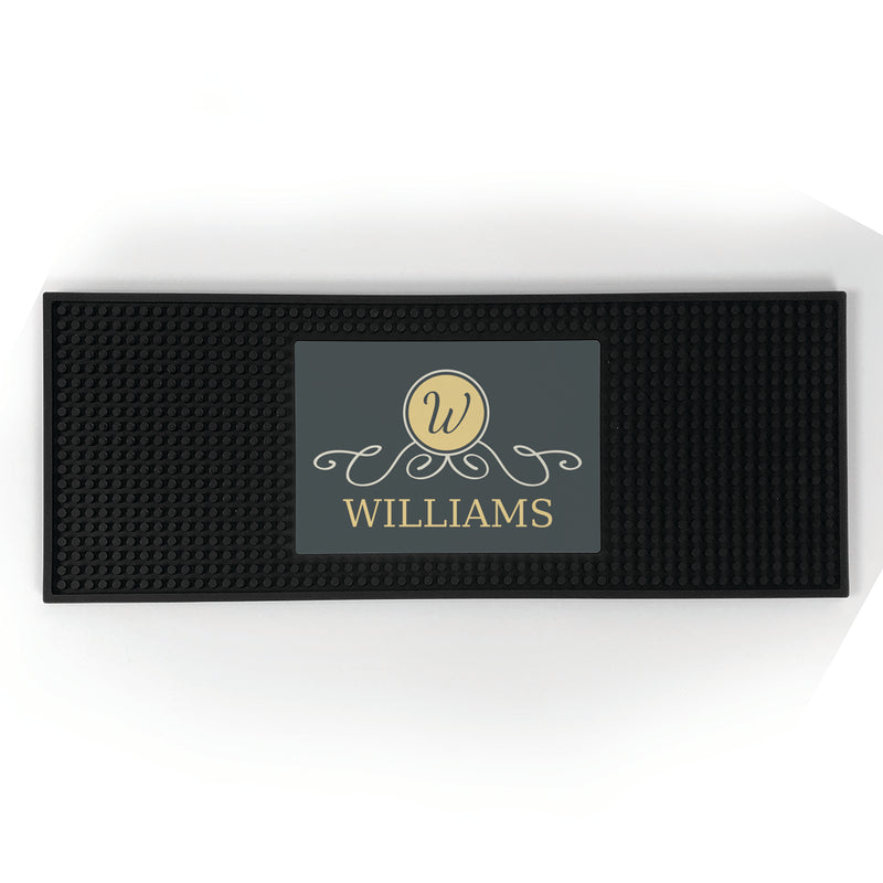 Personalized Family Name Bar Mat
