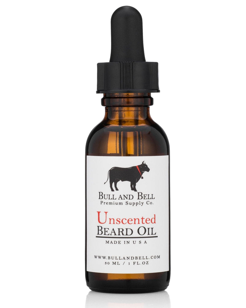 Unscented Beard Oil - by Bull and Bell Premium Supply Co.