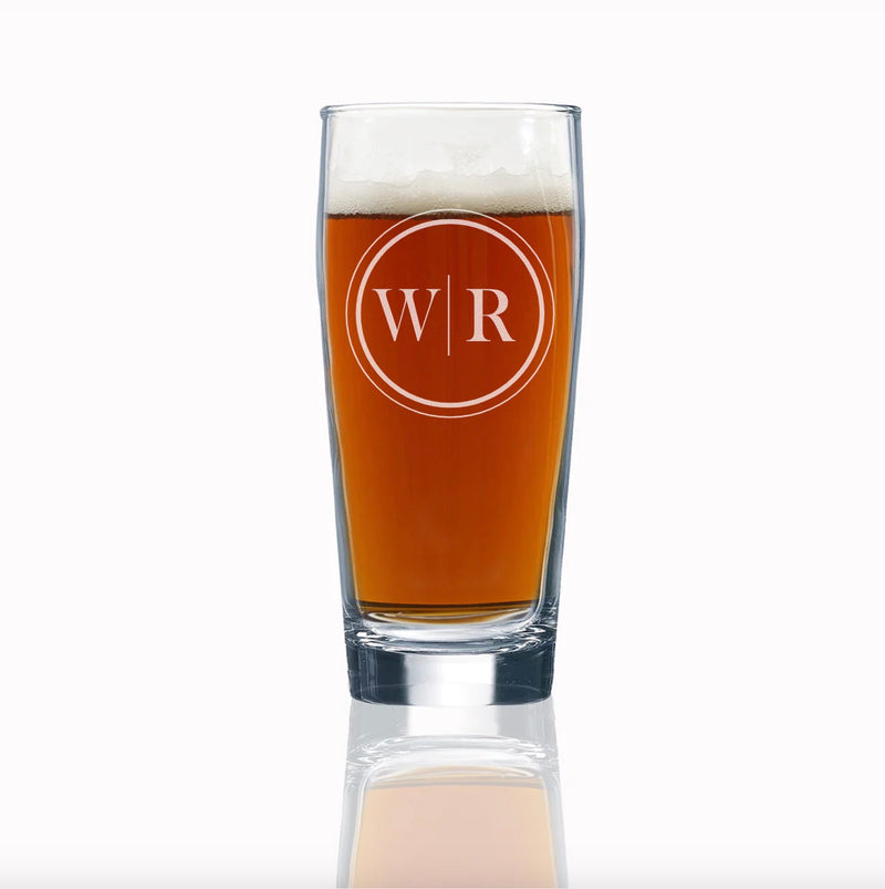 Set of 5 Personalized 16 oz. Willi Becher Beer Glasses