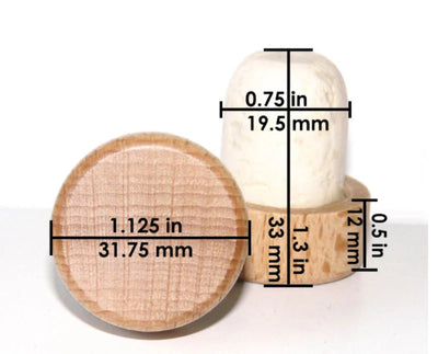 Personalized Wine Corks Monogram with Names & Date