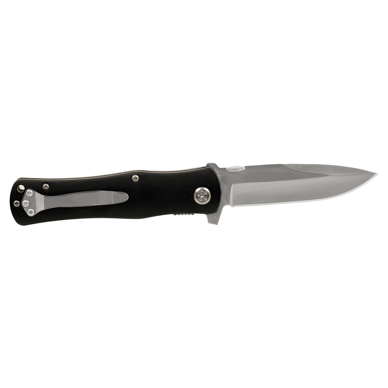 Personalized Black Aluminum Handle Knife