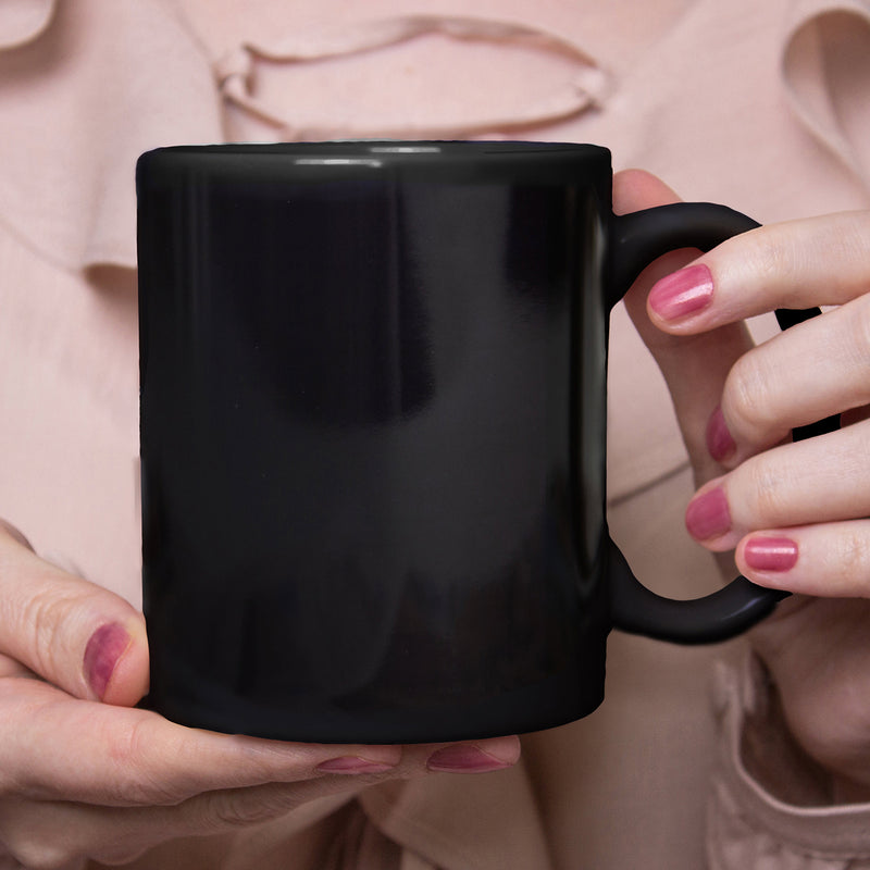 Personalized Bridesmaid Black Coffee Mug