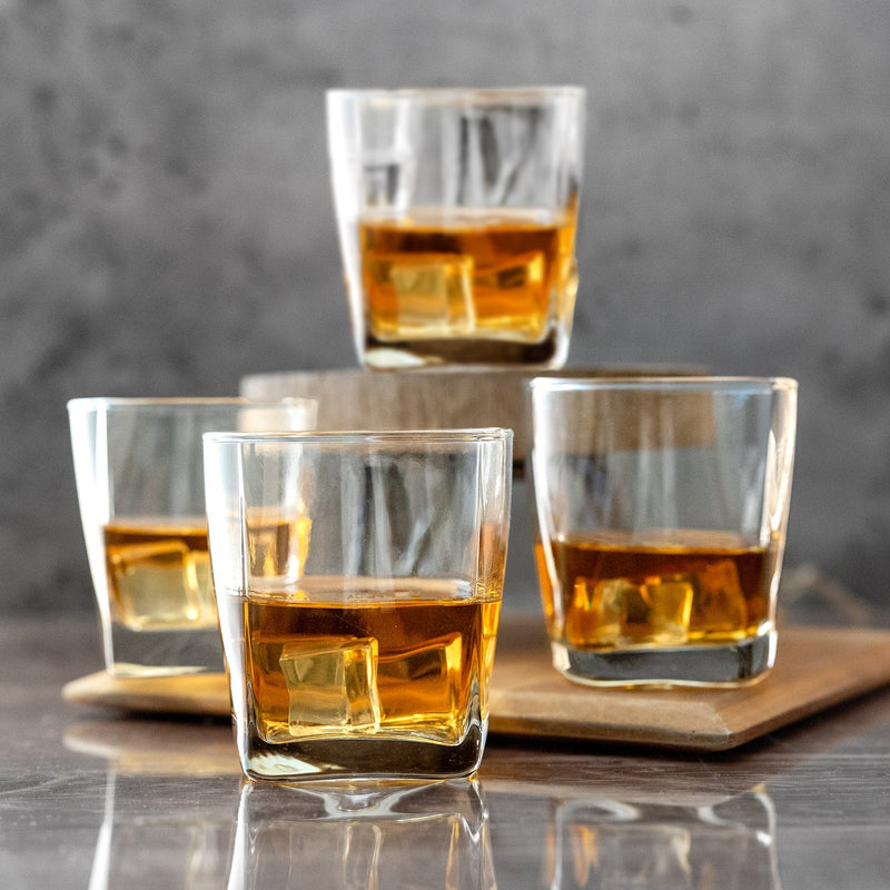 Personalized Hunting Square Rocks Glass